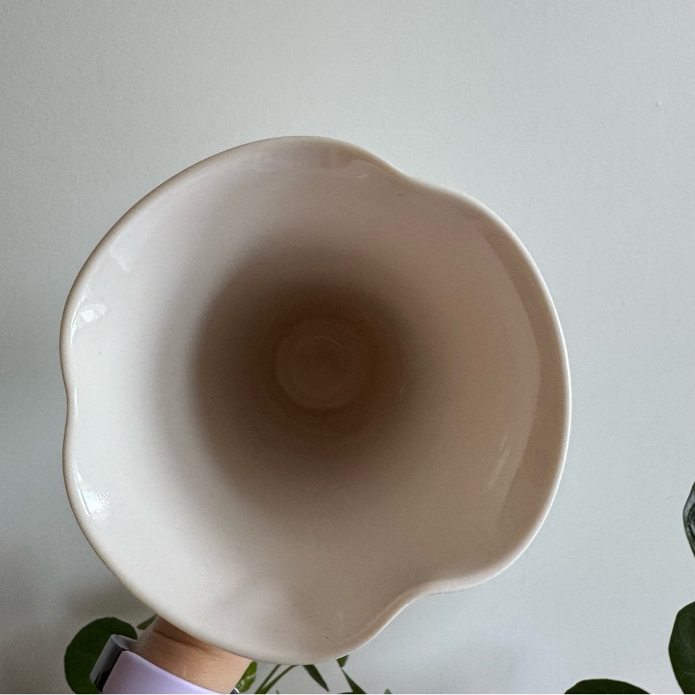 Vintage 1980 Hilborn Flower Vase Ceramic Pottery Canada Art Déco Home Decor - Picture 4 of 8